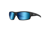 Westin W6 Polbrille Sport Schwarz Matt Blaues Glas Sport 10