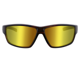Westin W6 Polbrille Sport Braun Matt Gelbes Glas Sport 20
