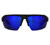 Westin W6 Polbrille Sport Schwarz Matt Blaues Glas Sport 25