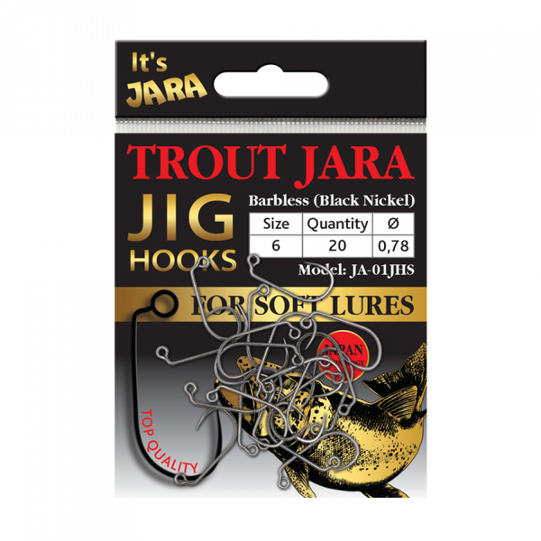 TROUT JARA JIG HOOKS JA-01JHS #6