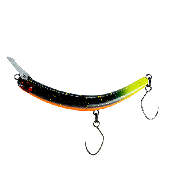 Tumbling Banana Fishingman Schwarz Glitzer
