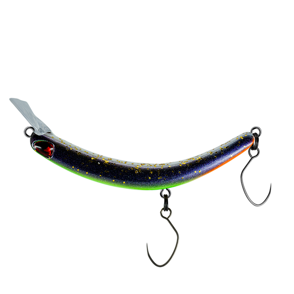Tumbling Banana Fishingman Lila Glitzer