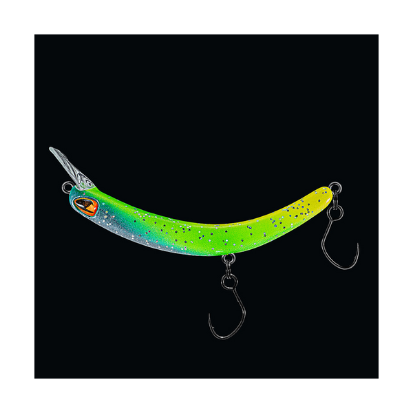 Tumbling Banana Rattling (Rasseln) Grün/Gelb