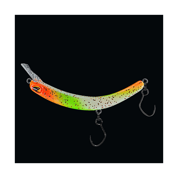 Tumbling Banana Rattling (Rasseln) Orange/Grün/Weiß