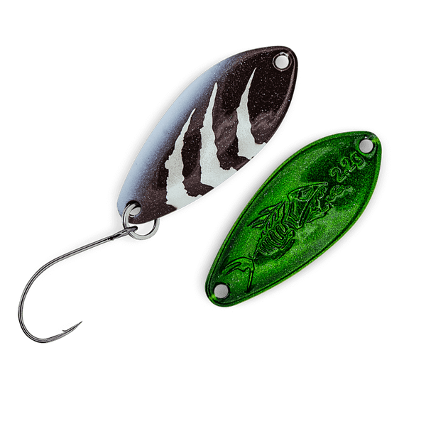 Probaits Customized Fishing Gear Chronos 2,2g FMD Weiß/Grau/Grün Metalic Limitiert