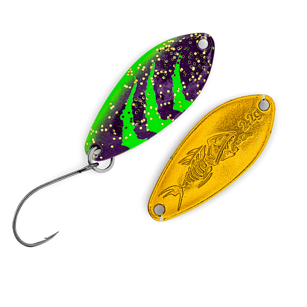 Probaits Customized Fishing Gear Chronos 2,2g FMD Grün/Lila/Gold FD 07C