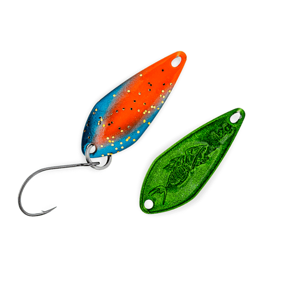 Probaits Juppy Fishingman Dennis Design 1,2g Blau/Orang/Metallic Grün  FD 03J