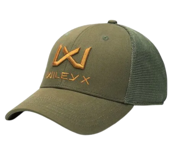 TRUCKER CAP Olive Green/ Tan J919