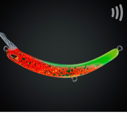 Tumbling Banana Rattling (Rasseln) Rot/Grün