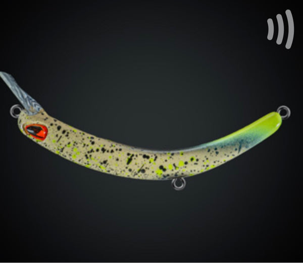 Tumbling Banana Rattling (Rasseln) Olive/Schwarz/Gelb