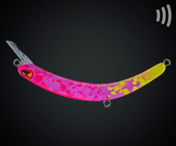 Tumbling Banana Rattling (Rasseln) Lila/Gold