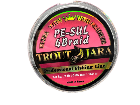 TROUT JARA PE-SUL 4BRAID 0.05 MM