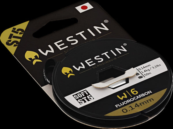 Westin W6 Florocarbon ST5 50Meter Spule 0,14-0,26mm