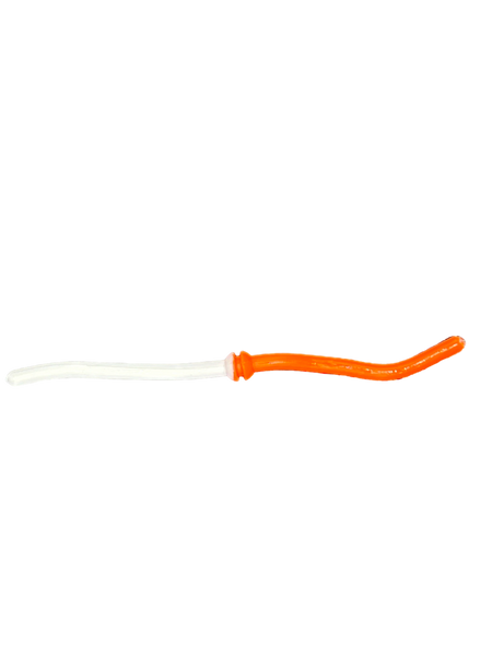 Troutbiats Noodle 90mm Orange/Weiß