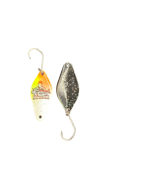 Fishingman Dennis Logo Spoon Weiß/Rot /Gelb