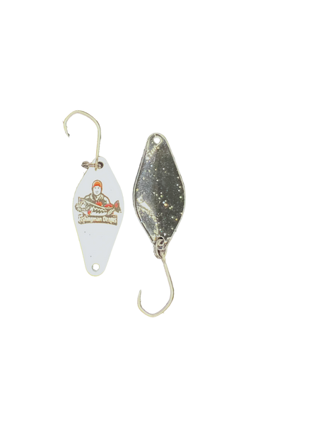 Fishingman Dennis Logo Spoon Weiß