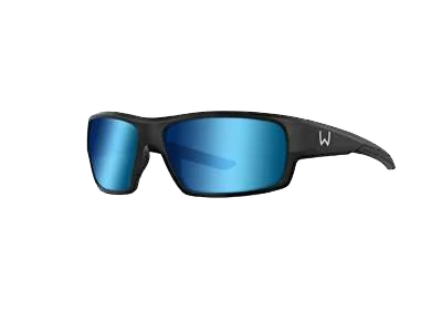 Westin W6 Polbrille Sport Schwarz Matt Blaues Glas Sport 10