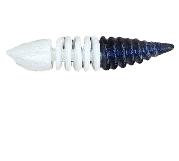 Barraco 40mm Weiß/Glitzer Blau
