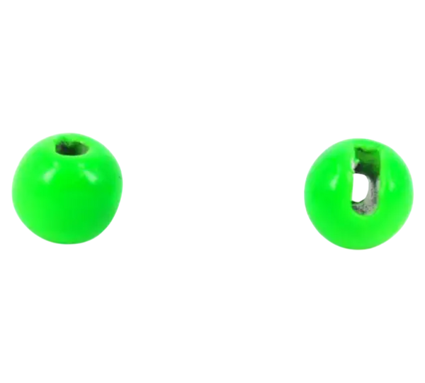 Tungsten Kopfperle Fluo Grün ab 2,5mm bis 4.0mm