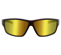 Westin W6 Polbrille Sport Braun Matt Gelbes Glas Sport 20