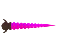 Westin Greedy Worm Schwarz/Pink