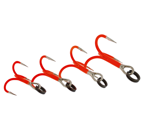 Westin Rigged Trout Treble Hooks UV Orange 6er