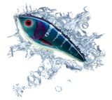 Sonderfarbe Swim Glidebait 10cm 34 g Sinking Blue/Black