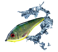 Sonderfarbe Swim Glidebait 10cm 34 g Sinking Roach/Perch
