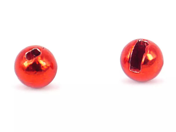 Tungsten Kopfperle Metallic Rot ab 2,5mm bis 4.0mm