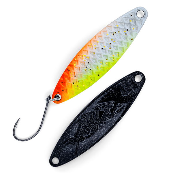 Probaits Dozer 4g  in Fishingman Farben FD 01 Weiß/Orange/Gelb