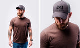 TRUCKER CAP Grey Black J906