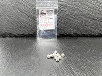 Tungstenperle (Kopfperlen) Silber 4,0mm
