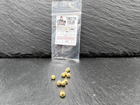 Tungstenperle (Kopfperlen) Gold 4,0mm