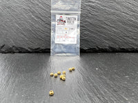 Tungstenperle (Kopfperlen) Gold 3,5mm