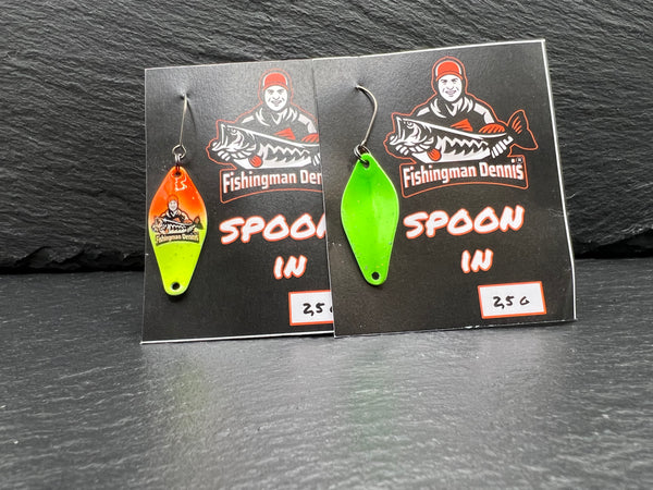 Fishingman Dennis Logo Spoon Gelb/Rot