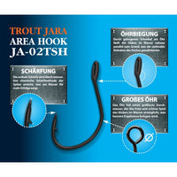 TROUT JARA AREA HOOKS JA-02TSH #06