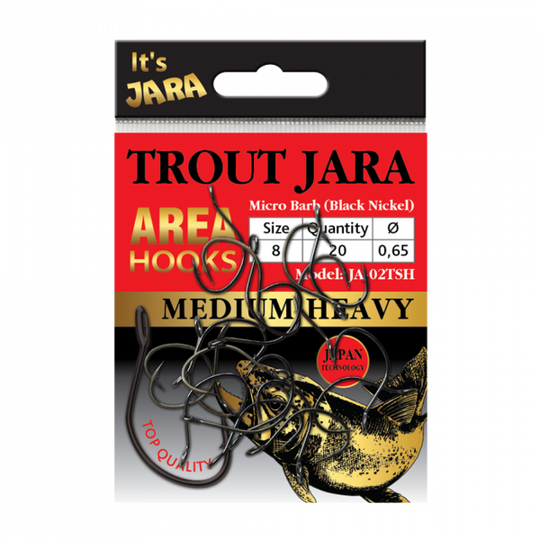 TROUT JARA AREA HOOKS JA-02TSH #08